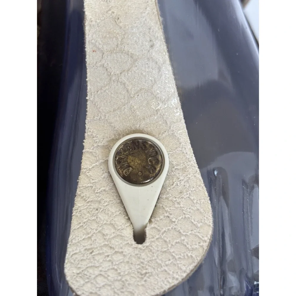 Birkenstock Gizeh Women Slip On Sandals‎ Snake Skin Metallic Size 40/9-9.5 US